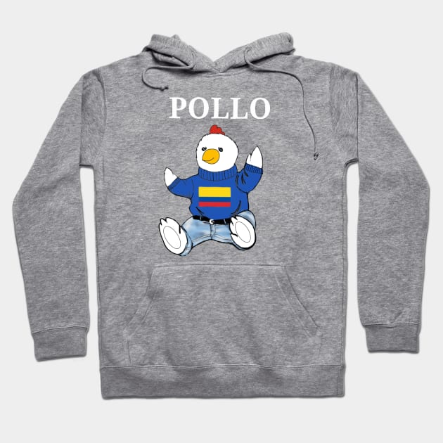 Pollo Bear de Columbia Hoodie by Duendo Design